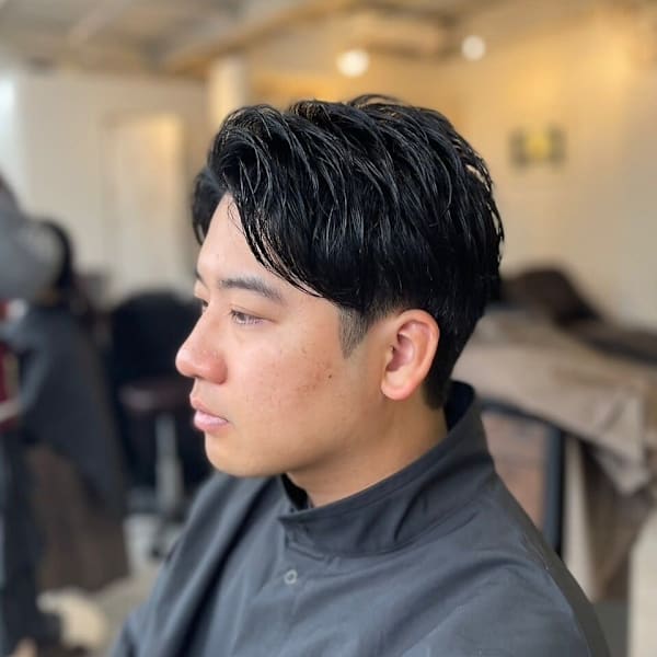 20代30代40代ブルージュセンターパート韓国メンズショート
