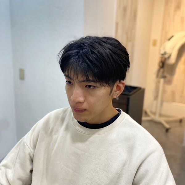 20代30代40代◎似合わせカットブルーブラックフェザーパー