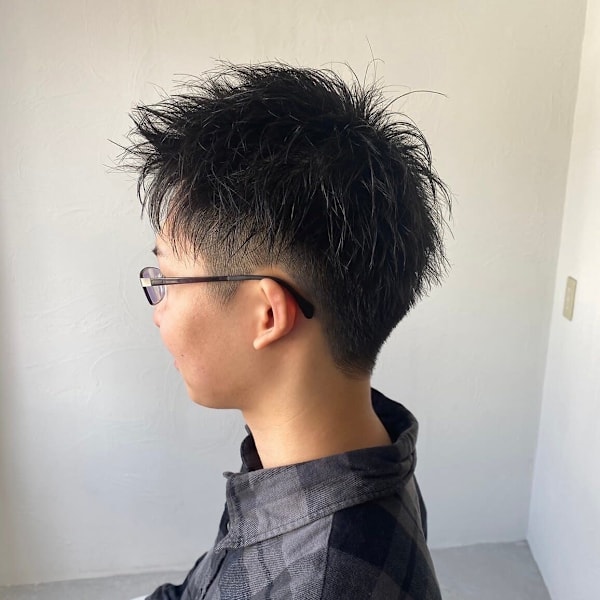 20代30代40代◎似合わせカットブルーブラックスパイキーシ