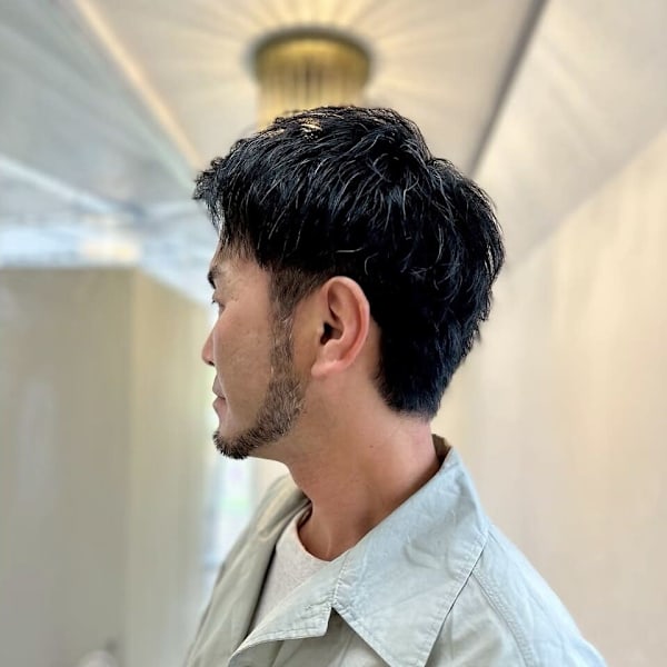 20代30代40代◎似合わせカットブルーブラックサーフカール