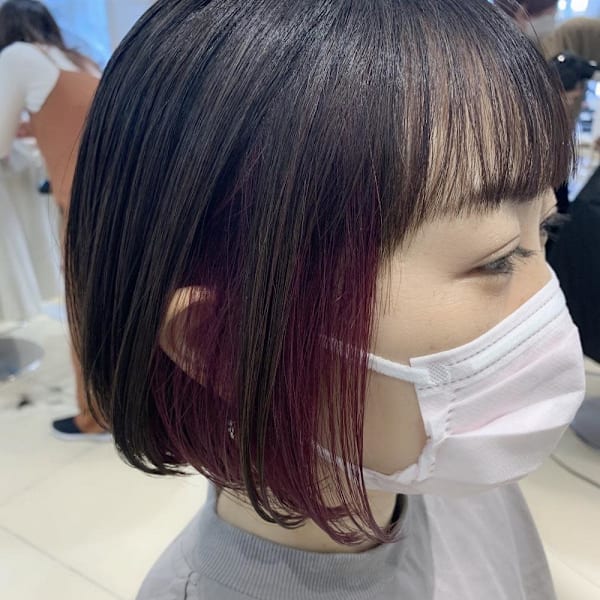 大人のインナーカラー