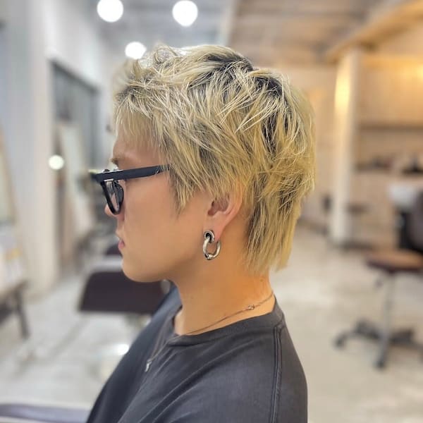 【soy-kufu】MEN'S HAIR束感ベージュカラーマ