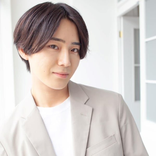 大人センターパートショート