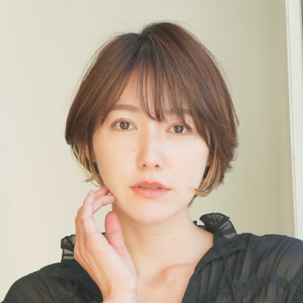 前下がりショート・ボブ/絶壁解消/前髪あり/40代/30代|INCEPTION GINZA 銀座