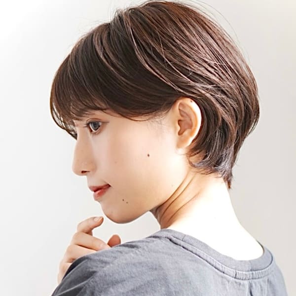 前下がりショート・ボブ/絶壁解消/前髪あり/40代/30代|INCEPTION GINZA 銀座