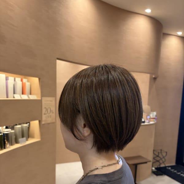 丸みのショート