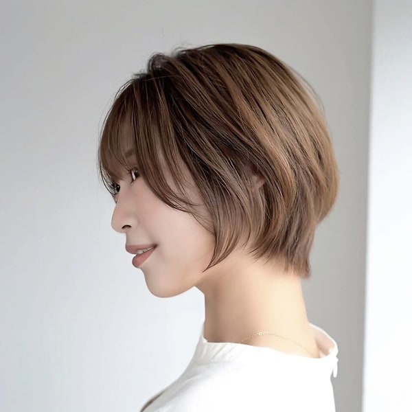大人可愛い◎似合わせカットイメチェンフルバングショート