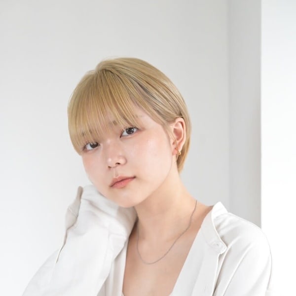 大人可愛い◎似合わせカットイメチェンフルバングショート
