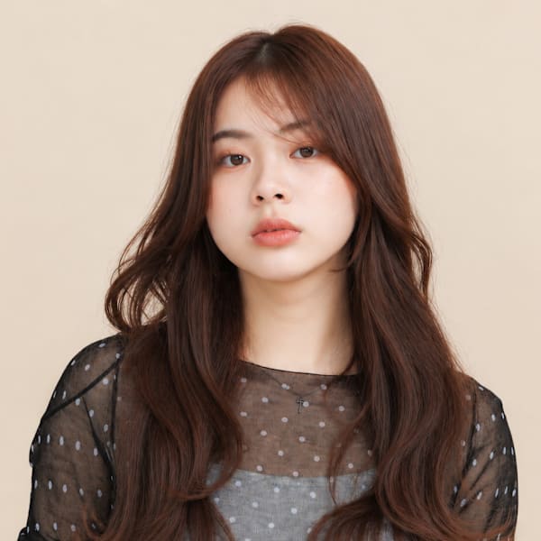 韓国風くびれロング