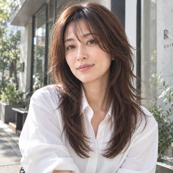 大人ウルフヘア