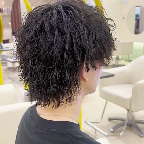 人気No1！波巻きパーマ