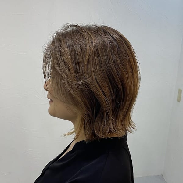 大人女性外ハネボブハイライト/高田馬場/新宿/代々木/目白