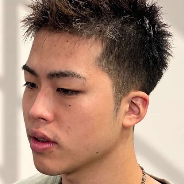 セット1分。伸ばしかけベリーショート