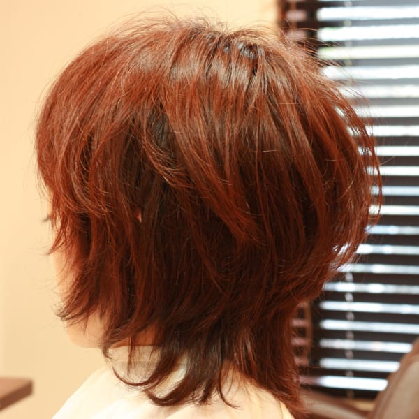 「後ろフンワリ滝川クリステル」ヘアが人気のドライカット♪|hair Qril