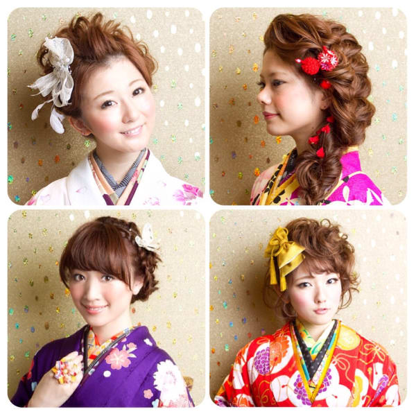 成人式プラン【着付け&セット】¥14300（税込み）|elf