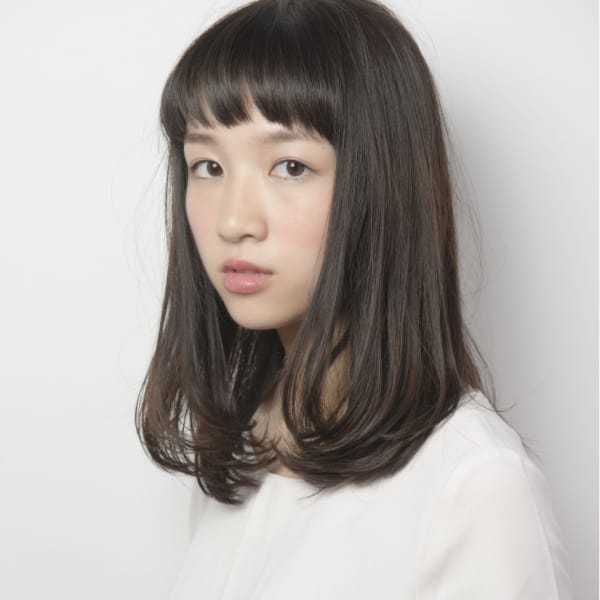 [ナチュラル縮毛矯正]クセ解消×美シルエットを実現、思わず触れてみたくなる仕上りに感動☆|Keep hair design 自由が丘