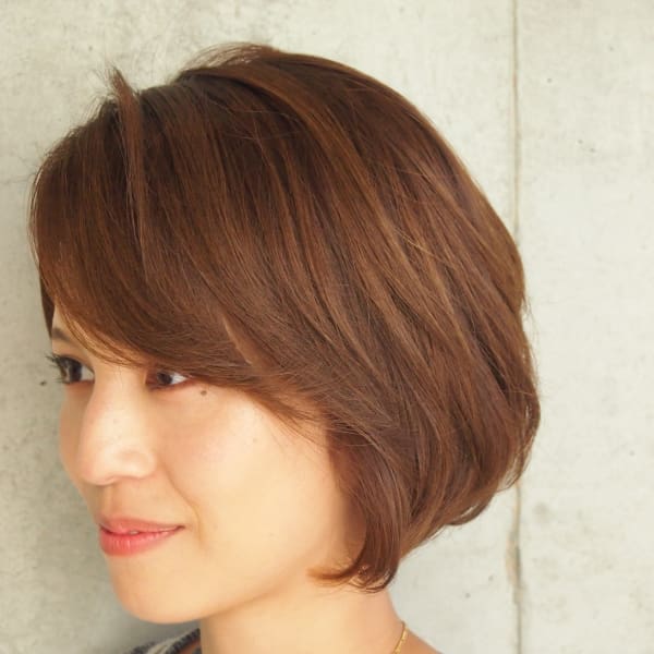 新色カラー♪グレイヘアも明るく綺麗に。セラミド配合ダメージレスカラー&カット 11000円|Tree