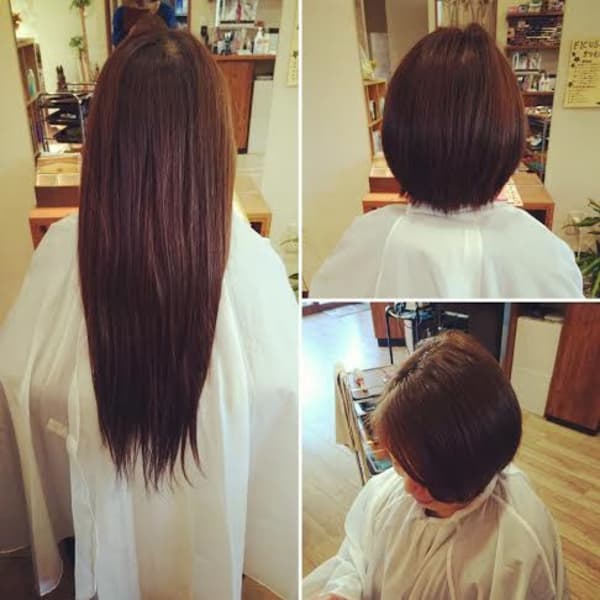 ★ヘアドネーションのできる美容院★|FICUS