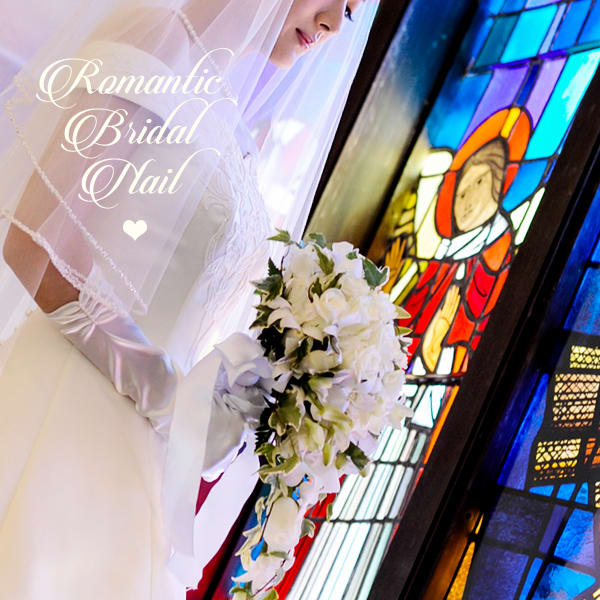 【ブライダルネイル２回コース￥16,500】事前トリートメント+お式用ネイル+オフ|plusG
