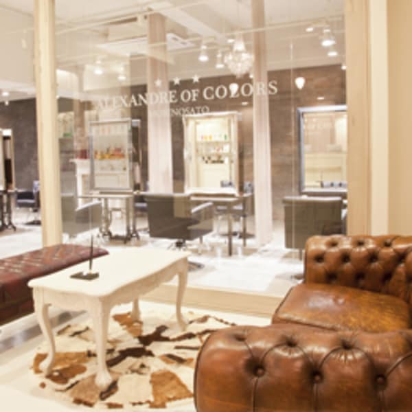 オシャレなインテリア自慢のサロン|ALEXANDRE OF COLORS MORINOSATO