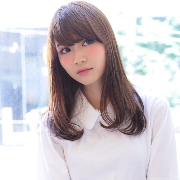 サラサラ感が人気☆予約殺到★根元のクセは抑え&でも毛先にふんわり感が欲しい!|trico 心斎橋店