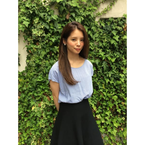 ＊エアーストレート＊質感シフト☆根元ふんわりやわらかな手触りとツヤ感のストレートパーマ☆|Que hair