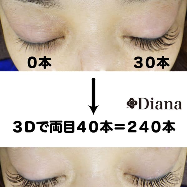 【３Ｄエクステ】ボリュームマックス！パッチリでフサフサな目元に！！|Diana 水戸元吉田店
