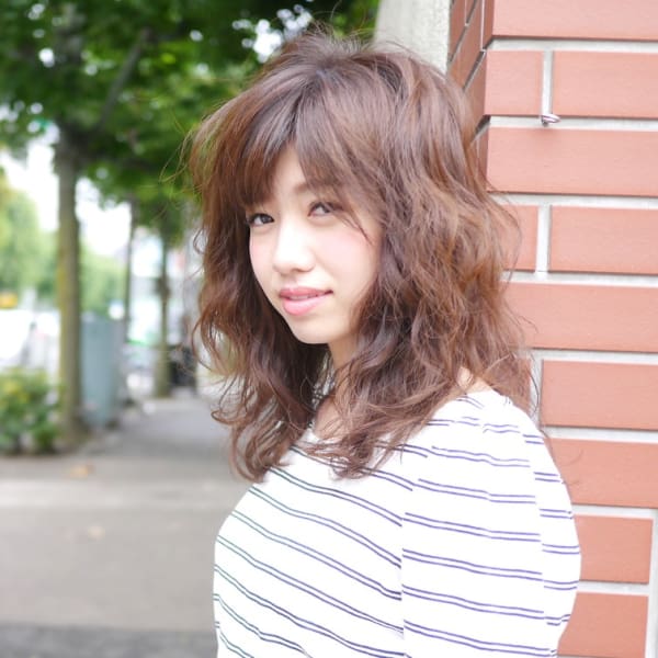 【髪の傷みが心配な方も安心☆】3STEPトリートメント付き☆カット＋デジタルパーマ ￥15,120|ABoo