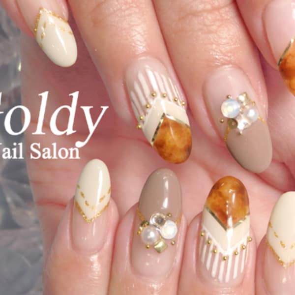 写真/【オフ&アート込】¥6,480|ネイルサロン GOLDY