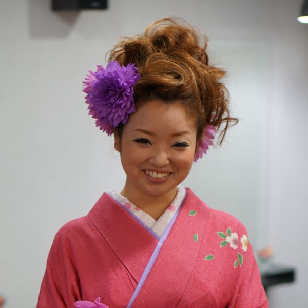 【七五三・成人式・入学式・卒業式・謝恩会】　着付け＆ヘアセット|サロンドふじた