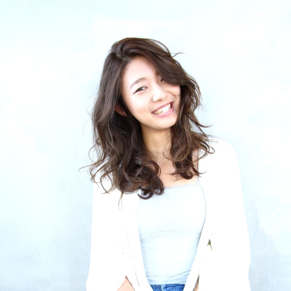 ドライカット+ふわふわパーマ　￥9180|ALBA hair resort