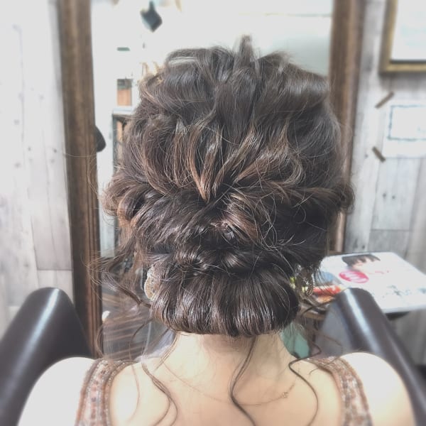 【プロの絶妙な技◎大切な日はより華やかに可愛く♪】　ヘアセット￥4320|Lusso canaan