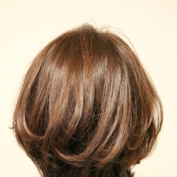 透明感カラーで白髪染め|relax garden hair