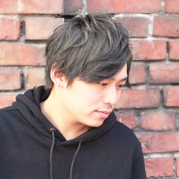 メンズもデザインカラーとパーマでキメる♪|attrait