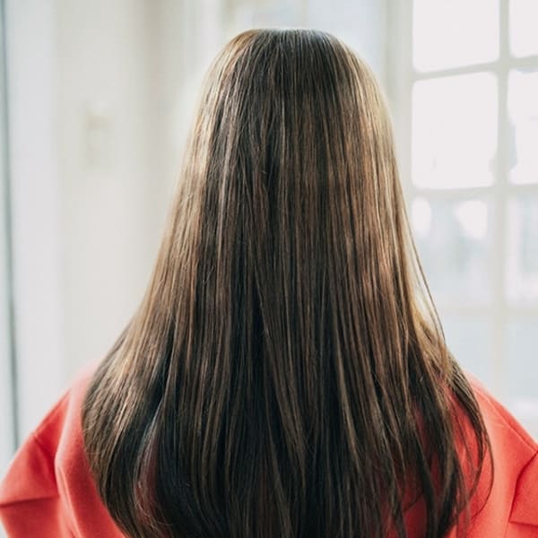 髪質に合わせた薬剤選定でクセをしっかり伸ばしつつナチュラルにまとまるツヤ髪に♪ボリュームダウンにも◎|Fare tsurumi