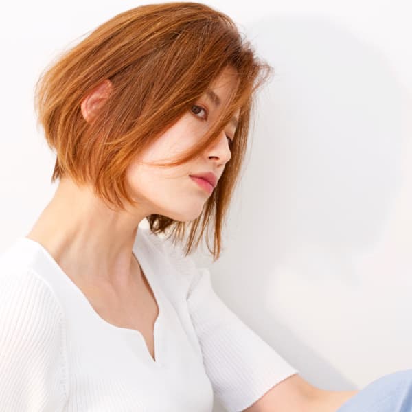 [髪はいつも綺麗に☆]カラー＋前髪カット＋ブロー＋トリートメント　￥8,640|TAKE CARE OR RENATA