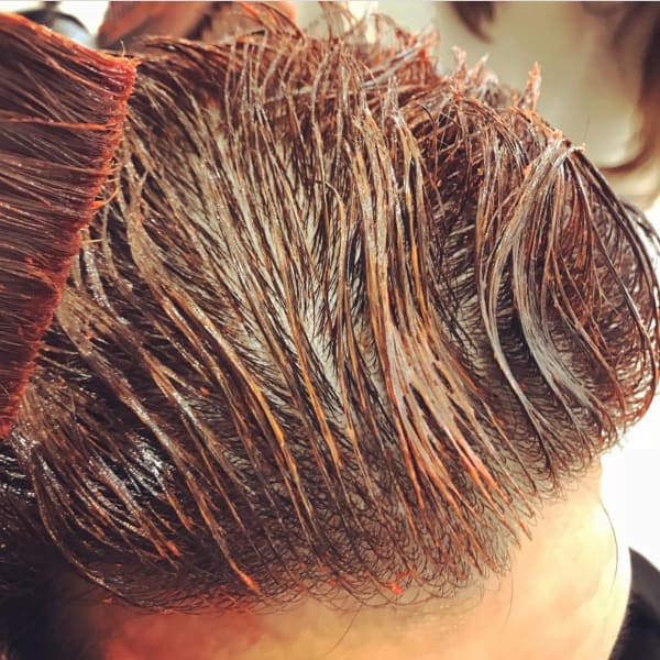 頭皮の事を考えて…お客様の要望でカラーテクニック選択できます|Prism-art produce