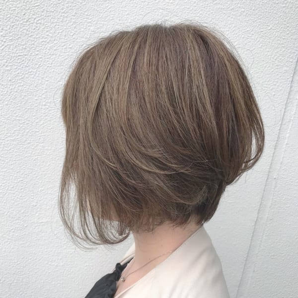 艶カラー＋SILKトリートメント＋カット|トリート ヘアデザイン南行徳店