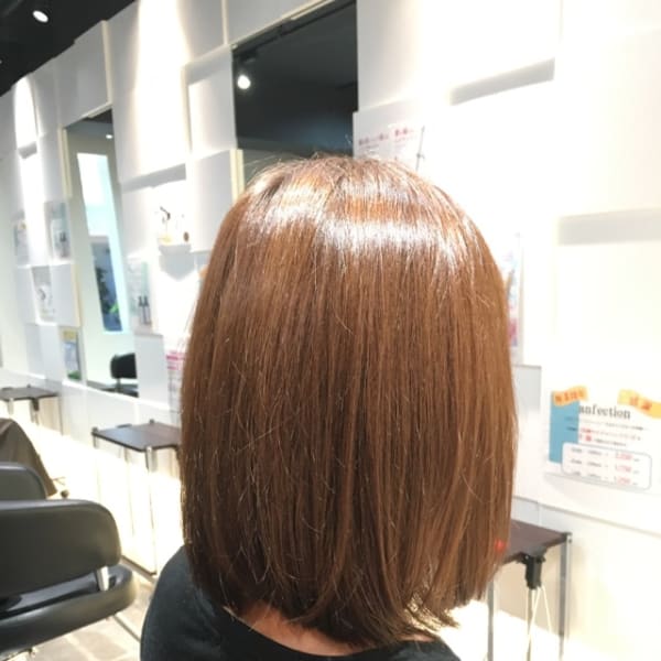 【未来の美髪を今から♪】カット＋ケアカラー(痛ませない前処理付き)8900円|anfection