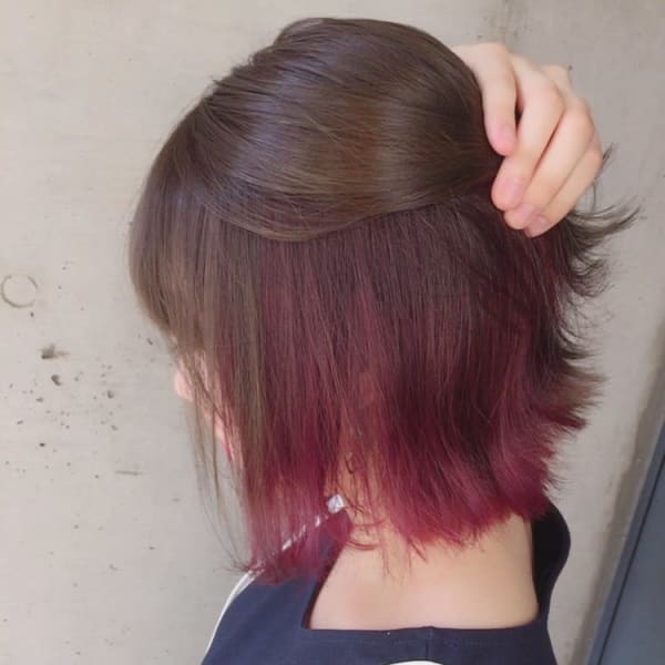 遊び心が欲しい方におすすめデザインカラー！！トレンドのインナーカラーやハイライトカラーが人気＊＊|schritt溝の口