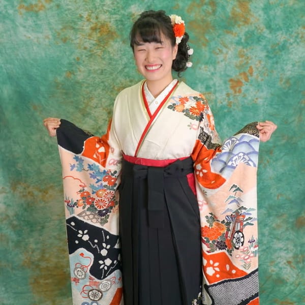 【早朝受付OK】朝4時~でも対応可☆着付け&ヘアで約1時間!!袴着付けも有♪卒業式のご予約承り中です|トータルビューティーサロン カワニシ