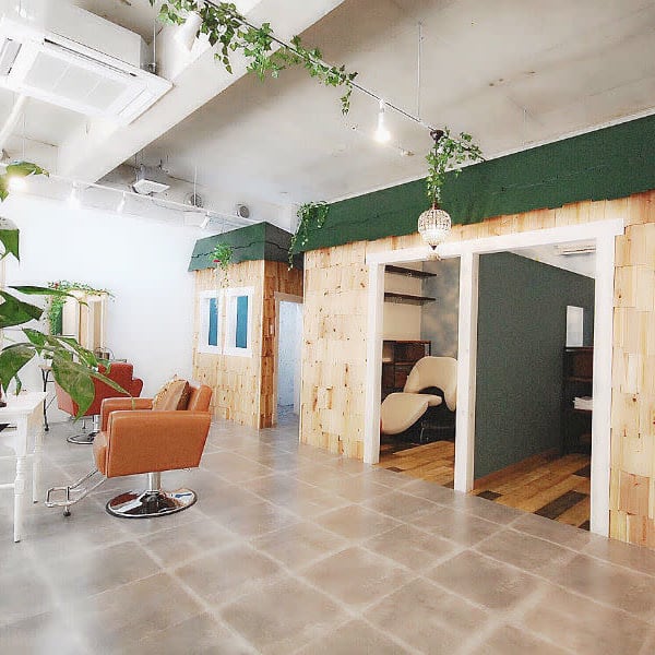 【当店の魅力】hair land Oz★広々とした プライベート空間|hair land Oz