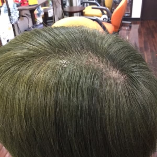 ダブルヘナ（100％天然ヘナ　＋　インディゴブルー　の2度染め）|Hair Salon Be-Stone