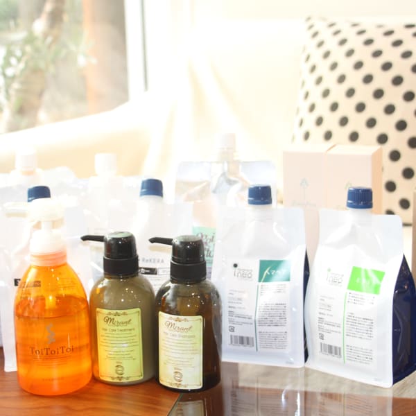 使う材料にこだわりあり◎植物由来のオーガニック素材◎Aloeオリジナルのヘアケア製品で髪を健やかに♪|Aloe