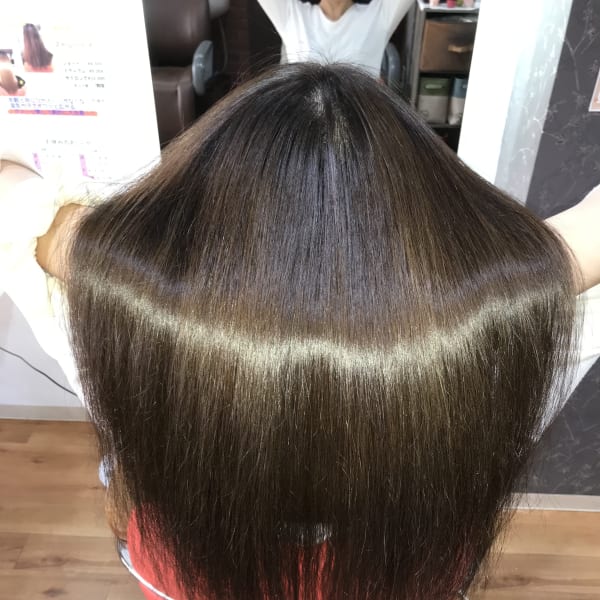 髪質改善ストレートメント|Hair Make ravie