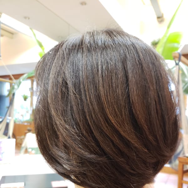 扱いやすいグラデーションボブ|parc.