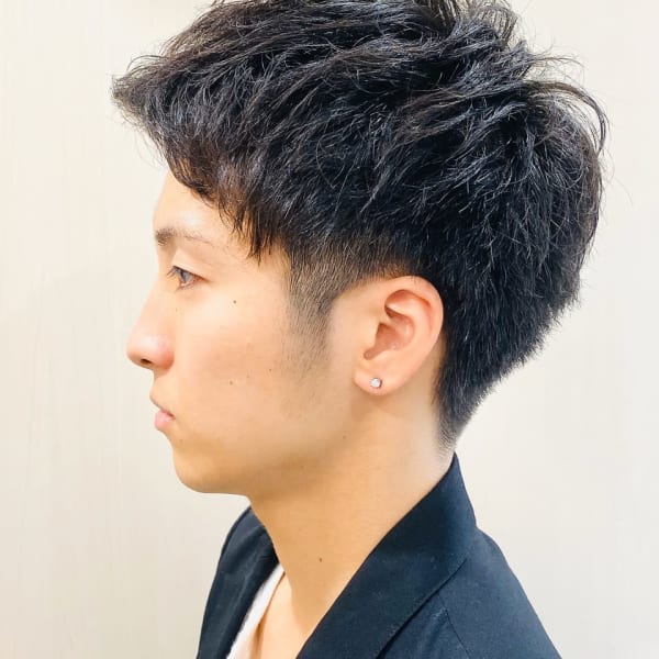 【カットコース+パーマ】 毎朝のセットを簡単に！忙しい大人メンズの助けになります！|グレイスフルバーバー プラチナム