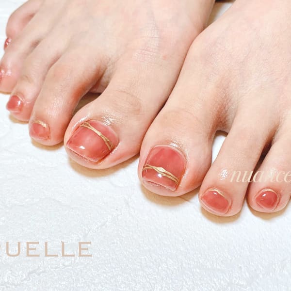 オールシーズン…フットネイルもオススメ◇シンプルなワンカラーや、オフィスネイル、ニュアンスネイルも◇|RUELLE-TOTAL BEAUTY SALON-高知店