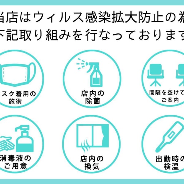 新型コロナウィルス感染拡大防止に関して|PROGRESS 長町南店
