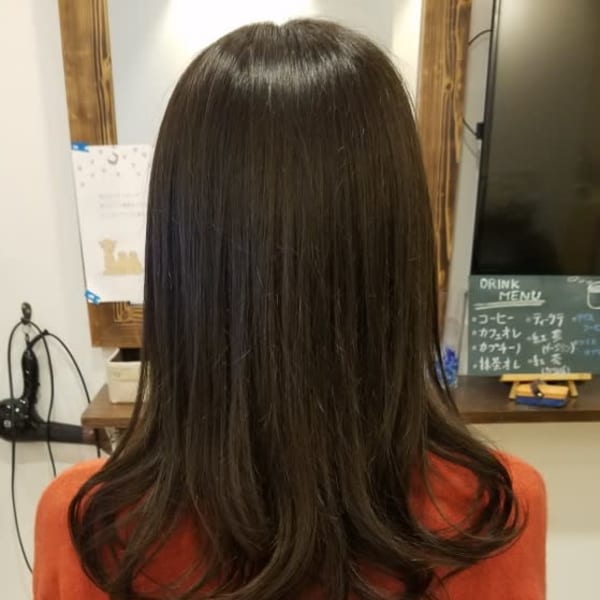 お手入れ簡単のストレートパーマ☆☆しっかりorやわらかいお好みストレートスタイルに♪|La MERE